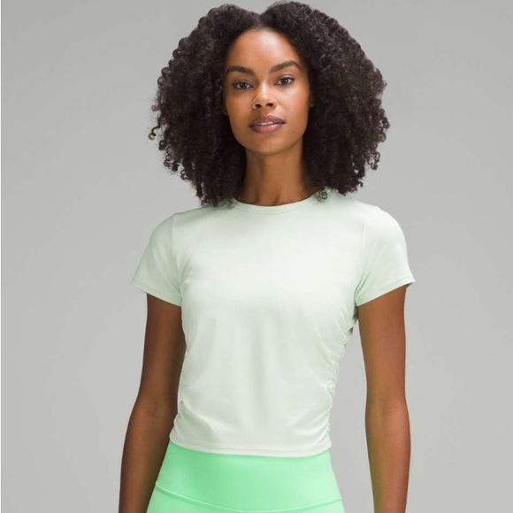 lululemon athletica Tops - Lululemon All It Takes Short-Sleeve T-Shirt *Nulu
Kohlrabi Green